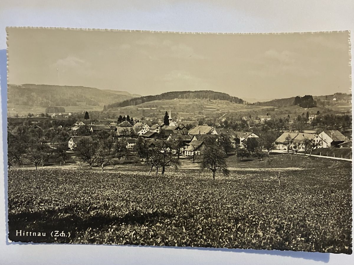 Cartoline postali: Alte Ansichtskarte von Hittnau ZH, selten – Usato da Bauma venduto da Baumer71