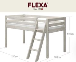 Flexa Kinderbett halbhoch