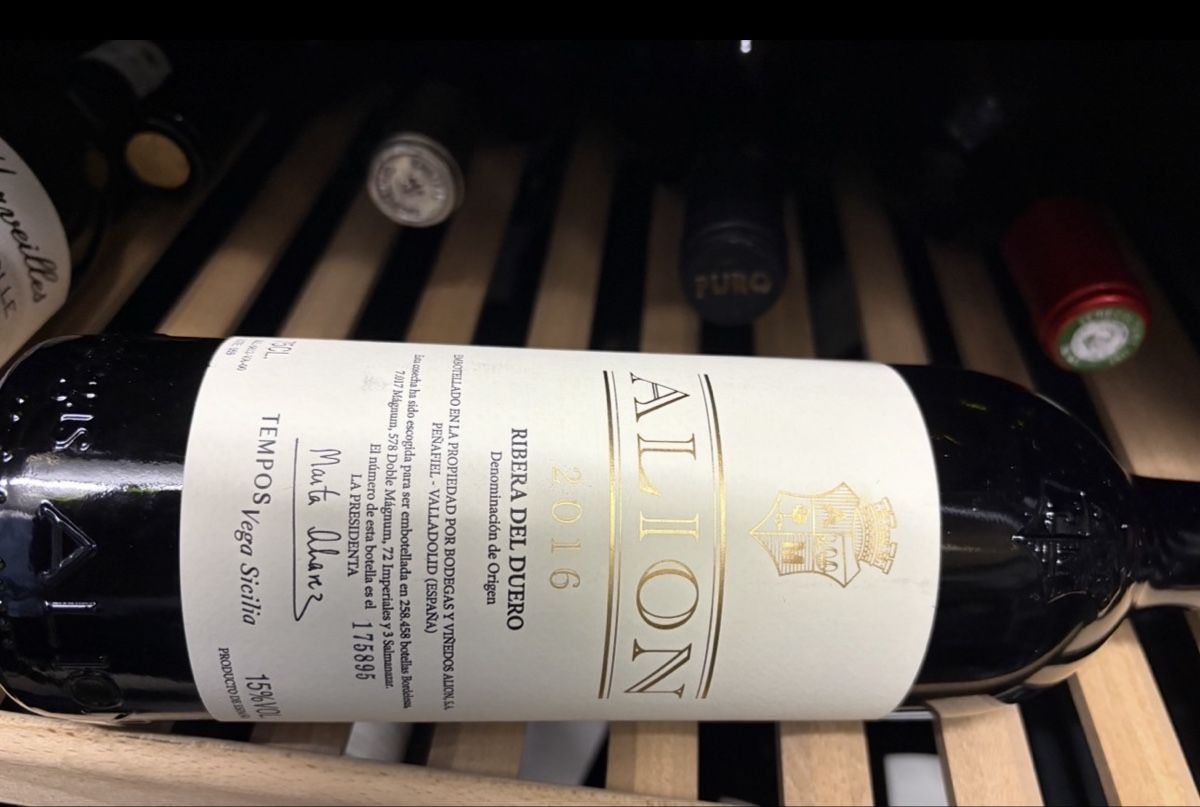 Wein: 1x Flasche Alion 2016 Ribera del Duero  – Neu und originalverpackt aus Meilen von mdiver83