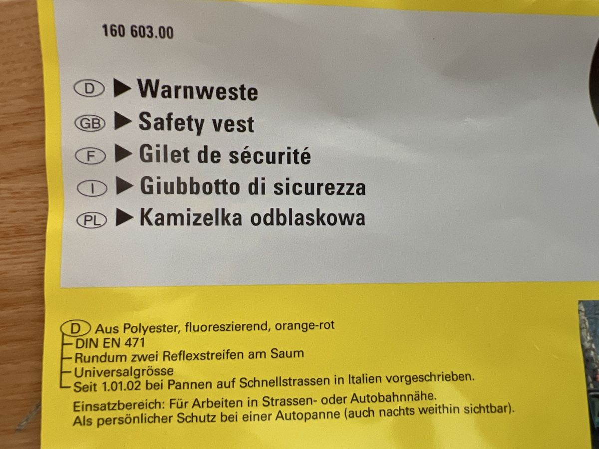Gilets & Westen: Sicherheitsweste Orange Grösse L - Neu – Neu und originalverpackt aus Wettingen von stern910 5