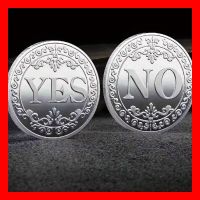 Münze Yes or No Ja oder Neiin Flip Coin Münzwurf Schicksal