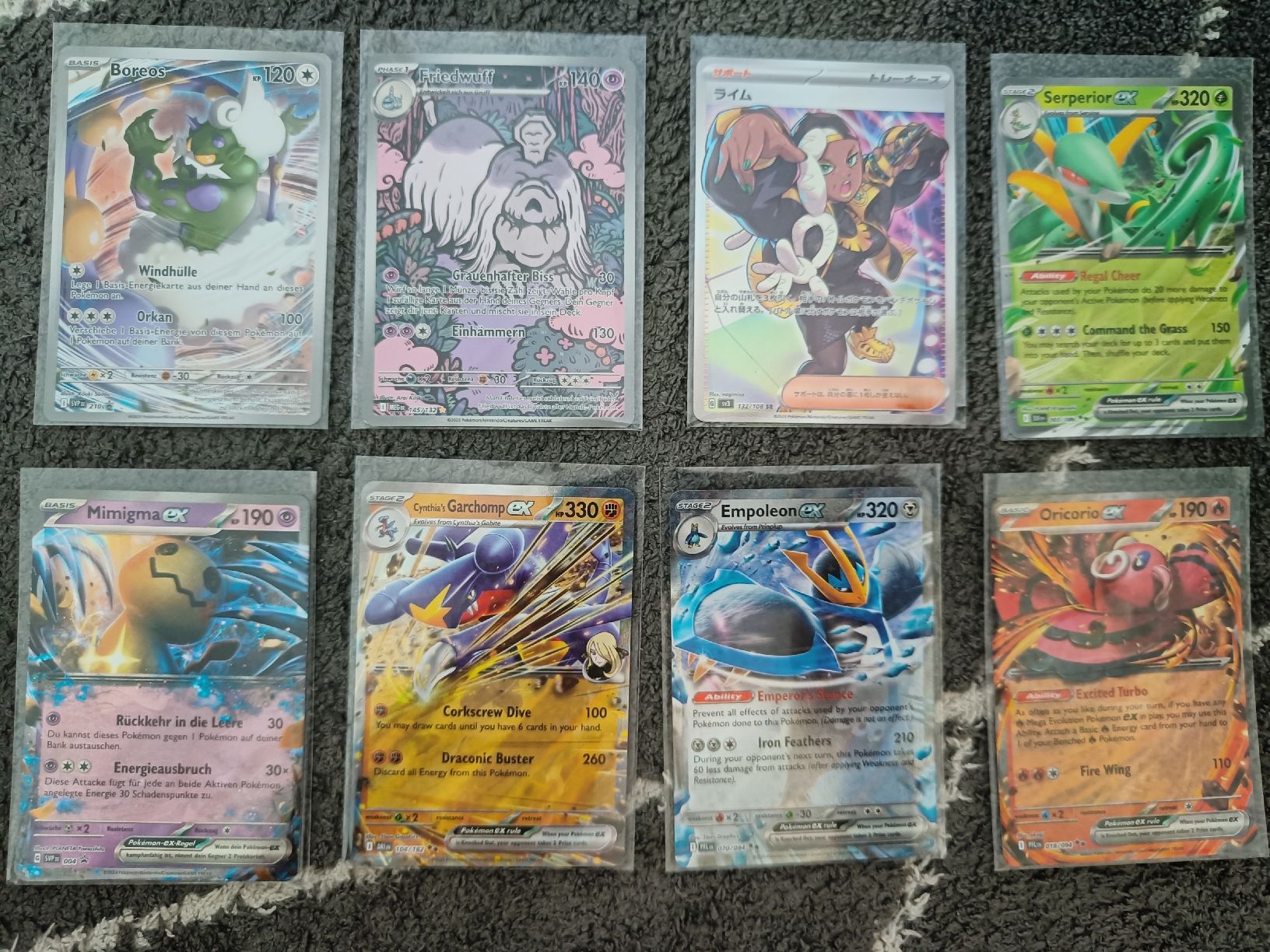 Pokémon Carte collezionabili: 8 Karten Set Pokemon mit IR, Trainer und EX's – Usato da Rorschach venduto da Laboumedeluxe