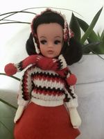 Chubby leg Sindy 1973 in 63er Variation Eislauf Oufit