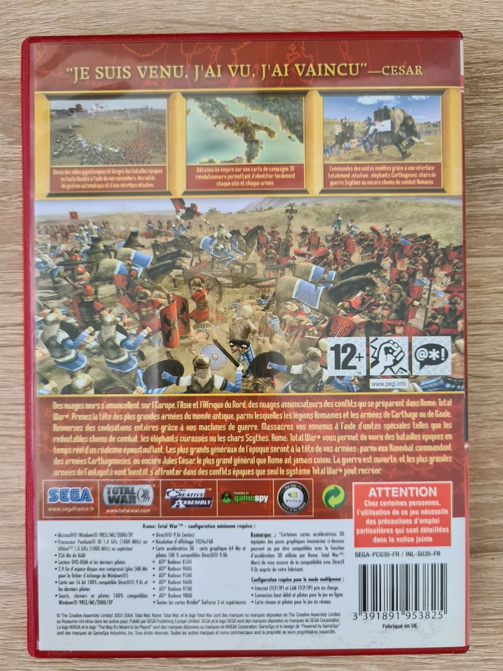Spiele: Rome Total War (French Cover) - PC – Gebraucht aus Carouge GE von Gasco 1
