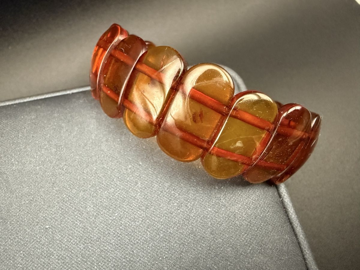 Bracciali & Braccialetti: Vintage-Armband aus baltischem Bernstein – Usato da Lamone venduto da LaCantinaMagica 1