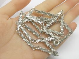 Antik Element Kette Collier Silber 925 / 70cm / 37g