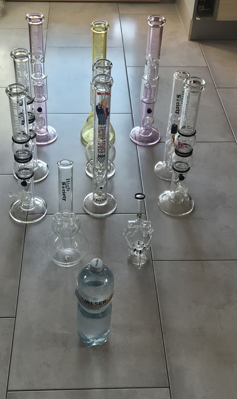 Narghilé: Glas Bongs,  - Super Set, Top Preis! – Nuovo e nell'imballaggio originale da Höfen b. Thun venduto da enr_7xsd 7