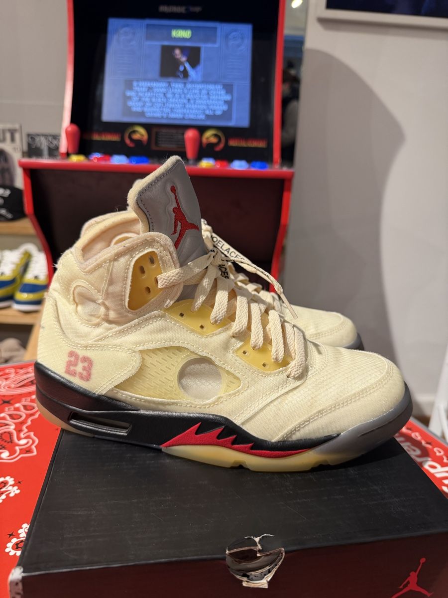 Jordan Scarpe da uomo: Jordan 5 x Off White Sail Grösse 41 – Usato da Basel venduto da julianlenzin 2