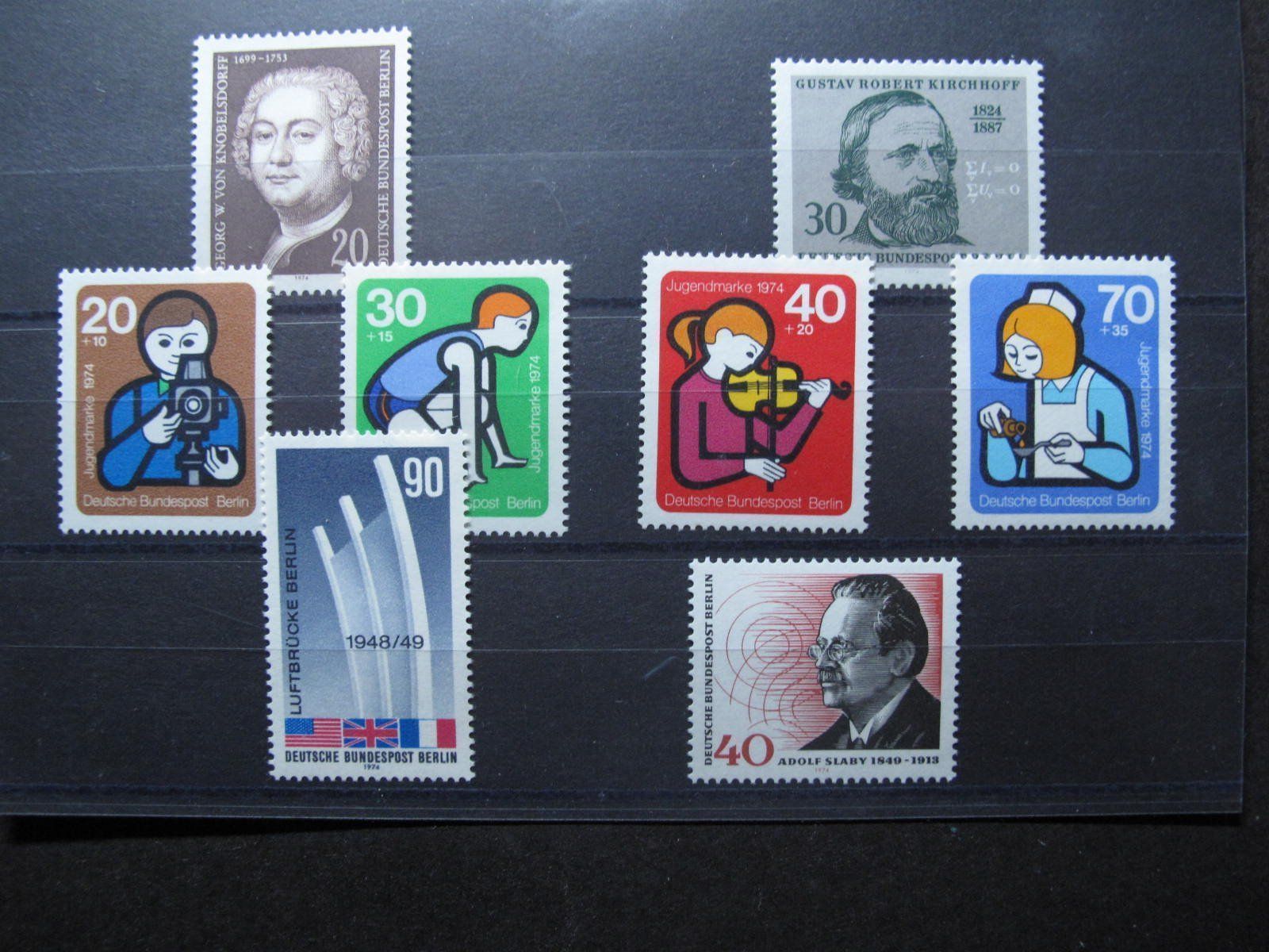 Alle Briefmarken: Berlin 1974 Jahresausgabe ** – Gebraucht aus Wil SG von fva01 1