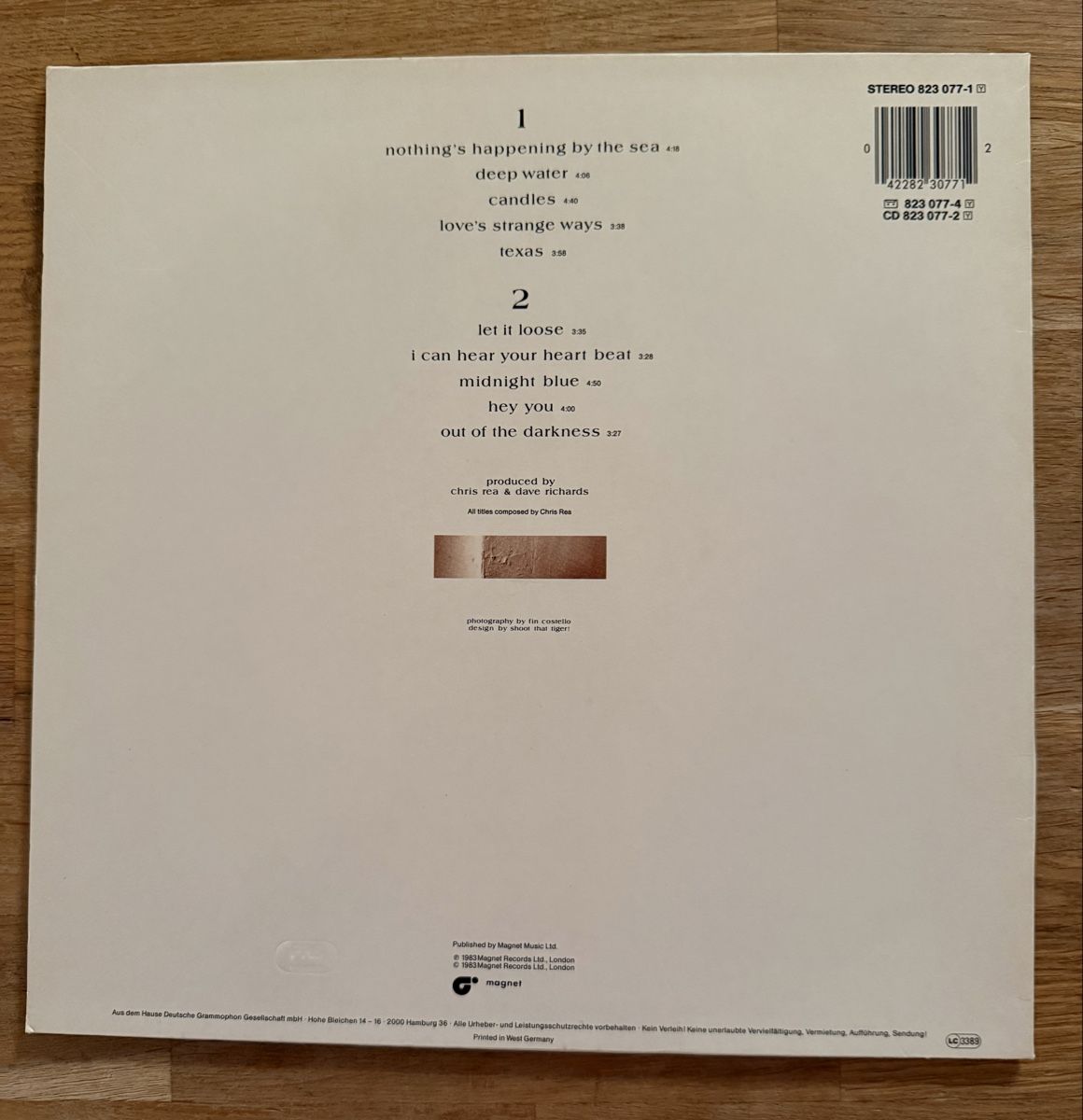 Dischi in vinile: Chris Rea - Water Sign LP - Schallplatte – Usato da Goldach venduto da Messerguru 2