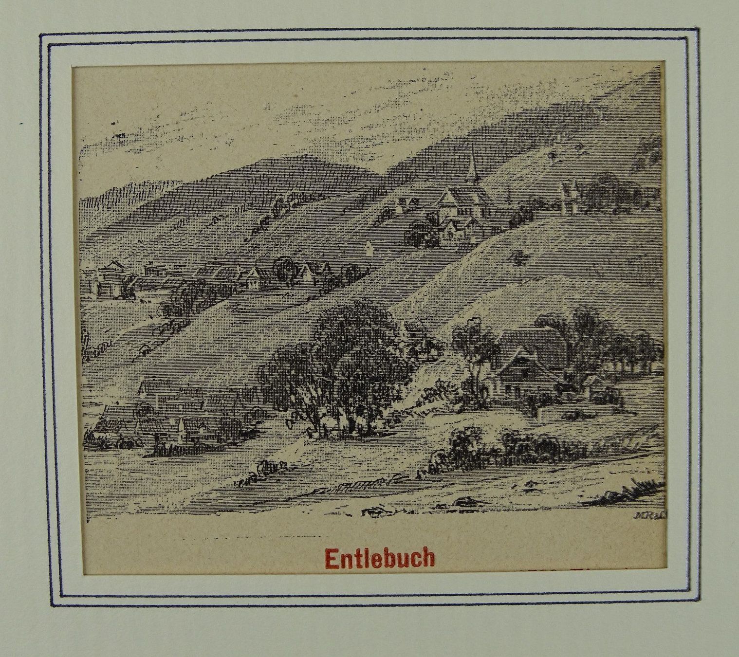 Incisioni: ENTLEBUCH, ZINKÄTZUNG 1896 – Usato da Grüningen venduto da Kartensammler