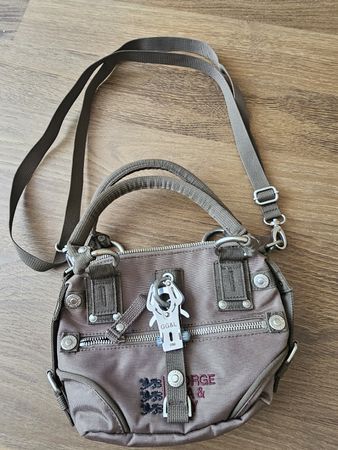 George Gina & Lucy Tasche, khaki, wie neu, klein