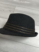 Chapeau feutre noir, taille 56cm, style hiver élégant