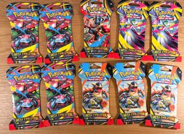 10X Sleeved Booster Packs Pokémon Mega Evolutions EN