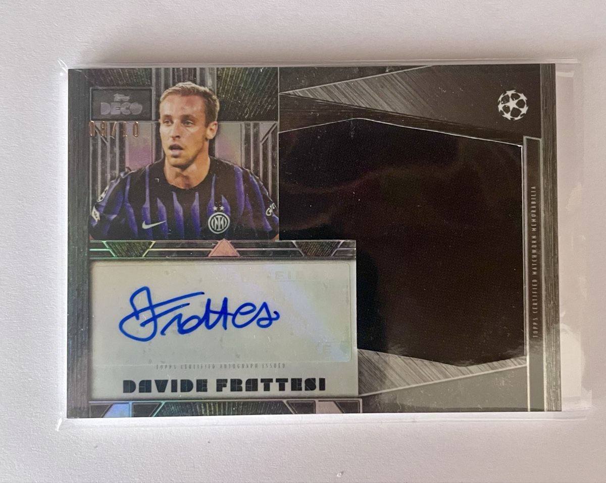 Davide Frattesi 08/10 Auto Relic – Topps Deco 2025/26 (Neu (gemäss ...