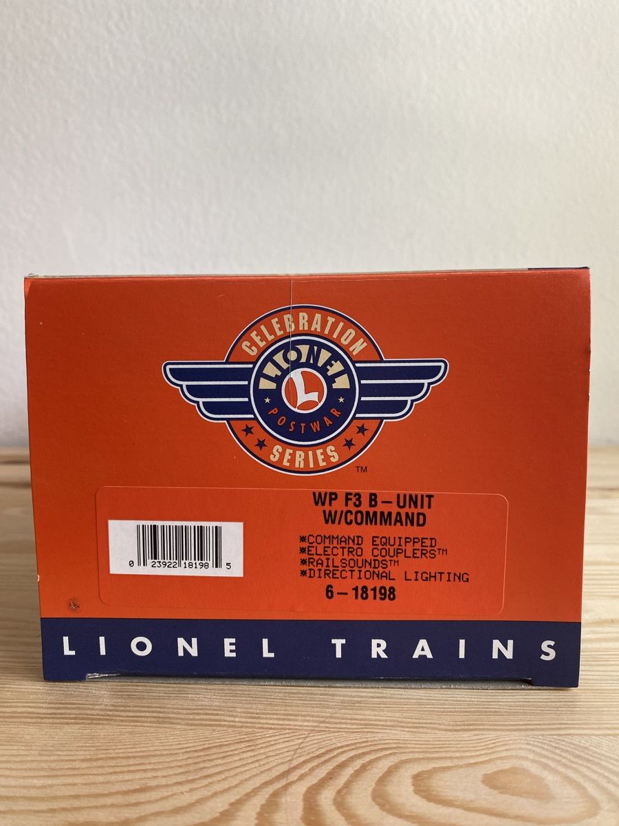Lionel Modellini di ferrovie: Lionel WP F3 B - Unit W/Command 6-18198 – Nuovo e nell'imballaggio originale da Luzern venduto da fairflip 2