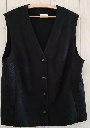 Gilet Weste Ärmellose Jacke Schwarz wie neu