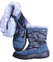 Gr. 29 ELEFANTEN Winterstiefel blau mit Reissverschl. Tex
