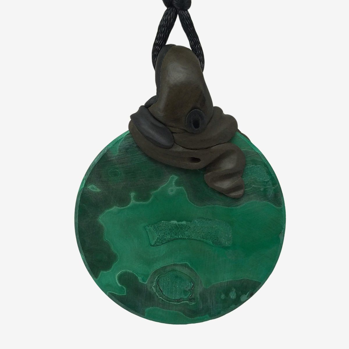 Pietre preziose: Malachit Steinanhänger mit Lapislazuli – Nuovo e nell'imballaggio originale da Meilen venduto da BYRD-Design 2