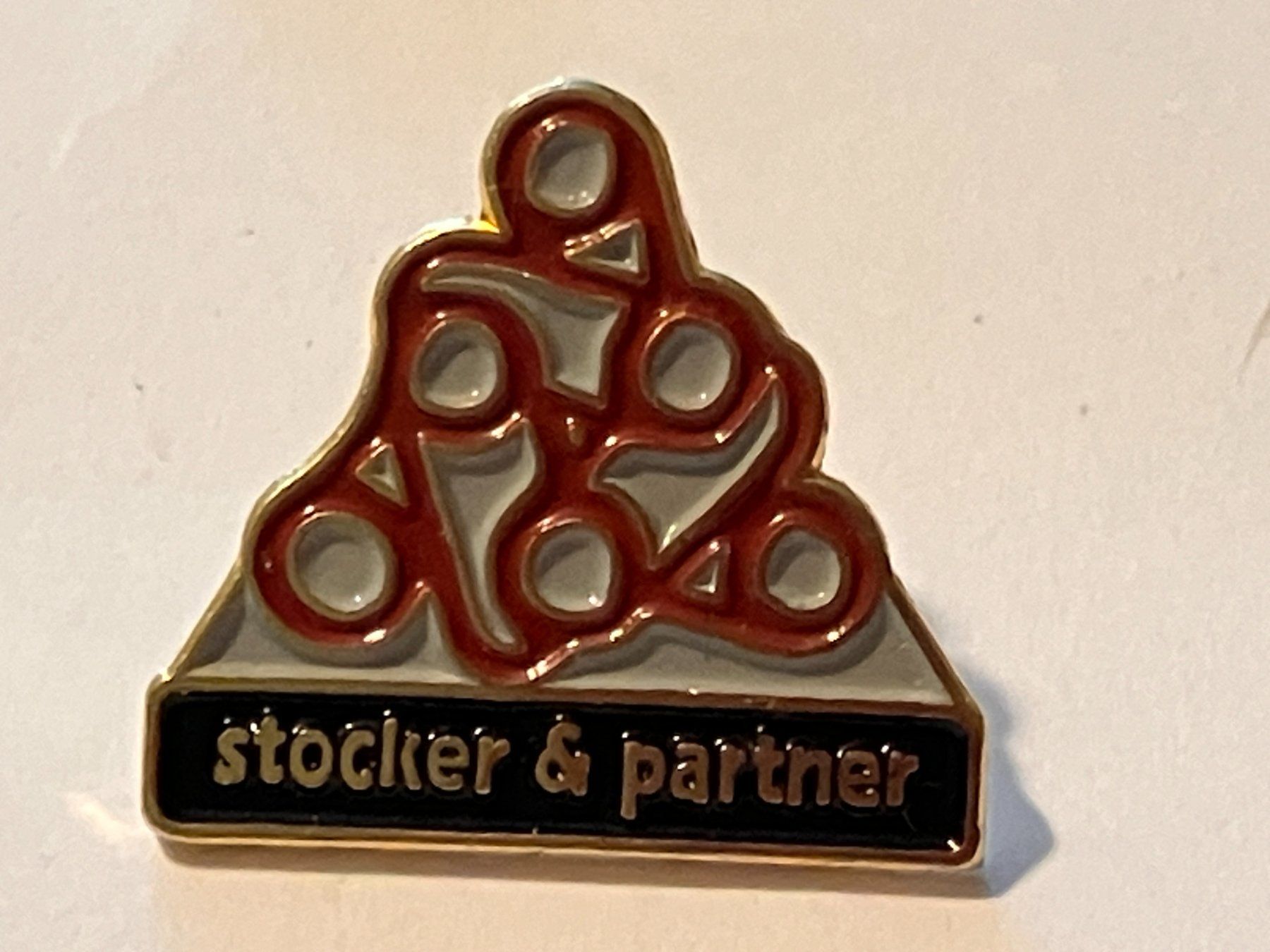 Placchette & Badge: 1 Pin Stocker & Partner – Usato da Basel venduto da djwwpp