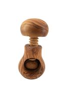 Olivenholz Deluxe Nussknacker Pilz