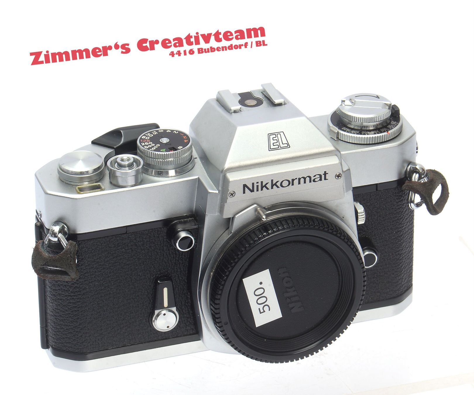 Nikkormat Fotocamera: Nikon Nikkormat EL Body chrom – Usato da Bubendorf venduto da zimmers_creativteam