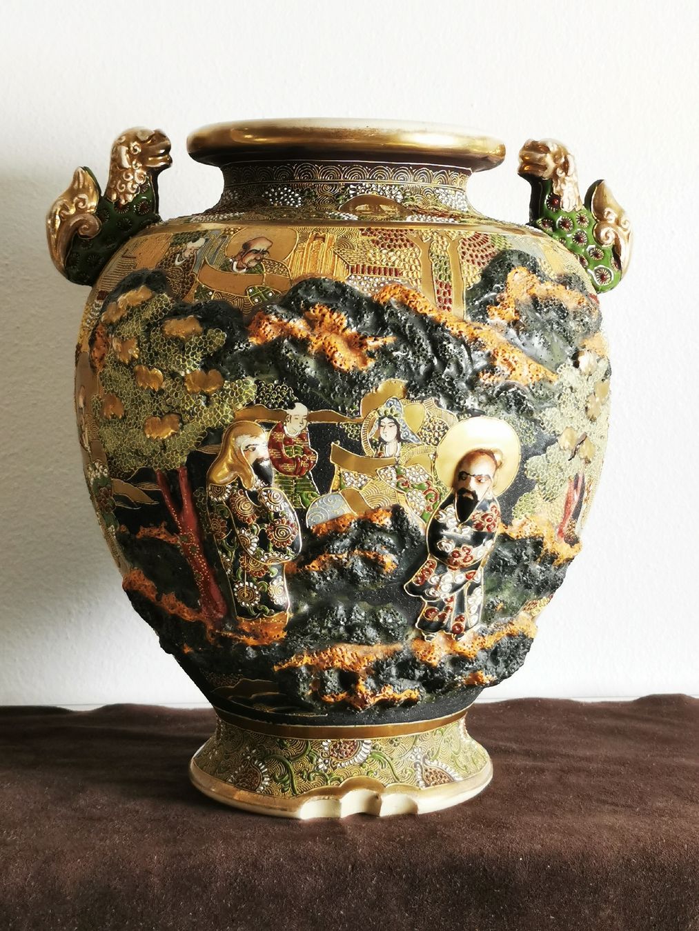 Vasen & Gefässe: Vaso giapponese Satsuma – Gebraucht aus Brissago von Kri_2k8j 4