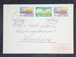 CL23 Enveloppe + Timbre Suisse 1962