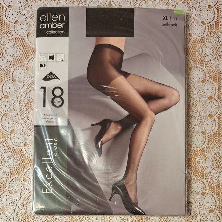 Ellen Amber Excellent Strumpfhose 18den Gr.XL Anthrazit
