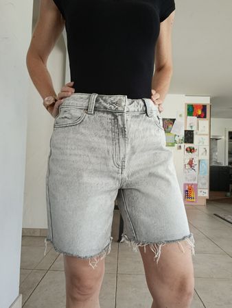 SHORT JEAN PRIMARK GRIS 36