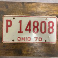 🇺🇸 1970 Vintage U.S. Autoschild - Ohio P 14808
