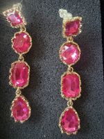 Traumhafte Ohrringe in Pink , NEU