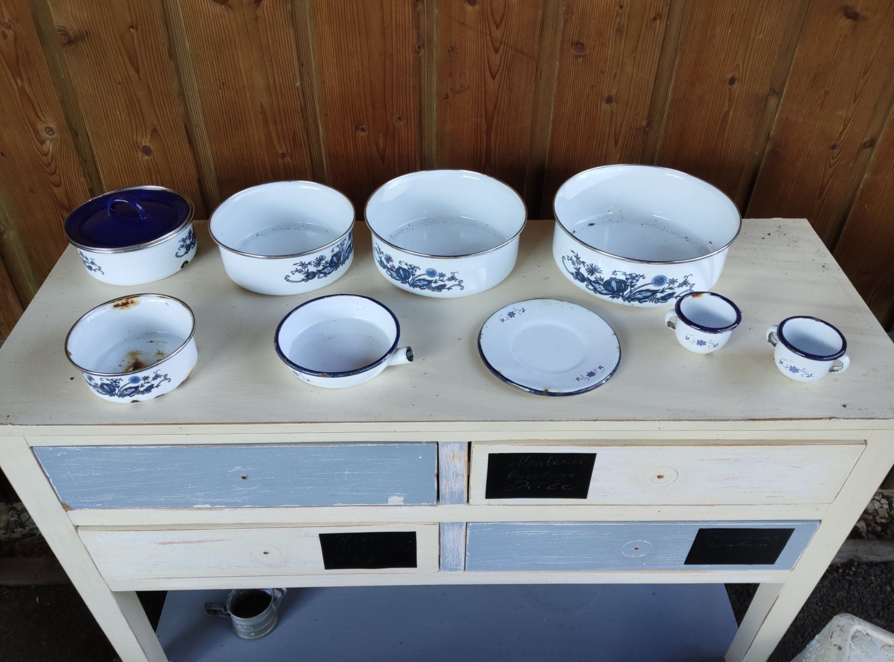 Tutte le decorazioni: Objets émaillés, déco de jardin – Usato da Vicques venduto da prairie0809
