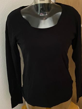 H&M langarm Shirt schwarz Grösse L