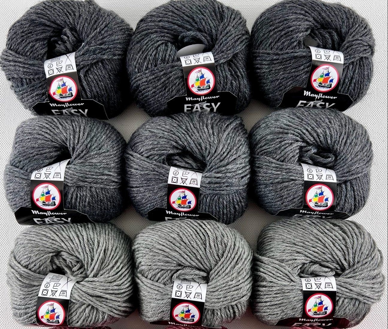 Wolle: Mayflower Easy Care Big 9 Knäuel Strickwolle – Neu und originalverpackt aus Plons von Wolle-zimpfer 2