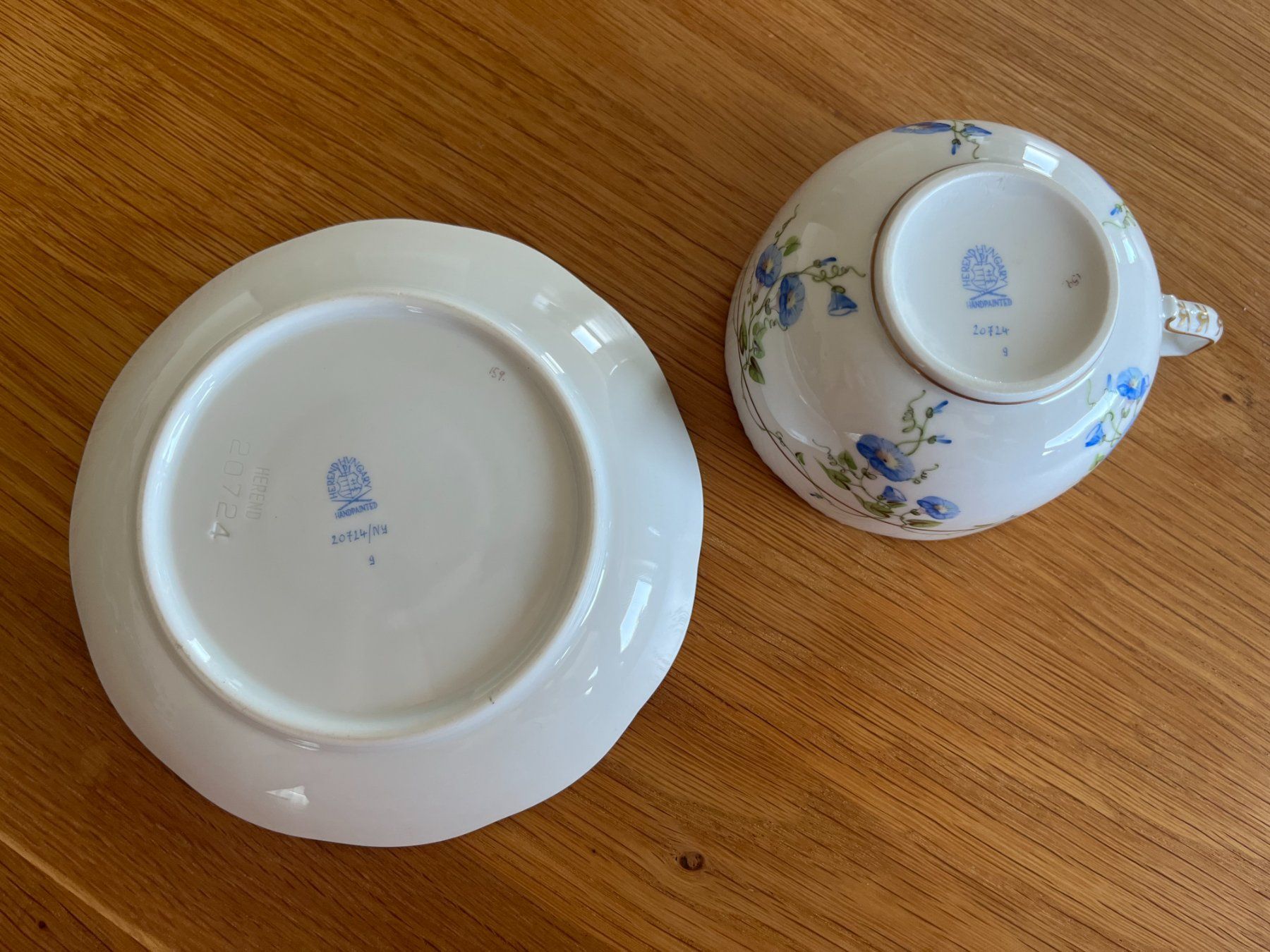 Herend Tasses: Herend Tasse mit Unterteller – Neuf (Voir description) à Schwerzenbach par b00nb00n 2
