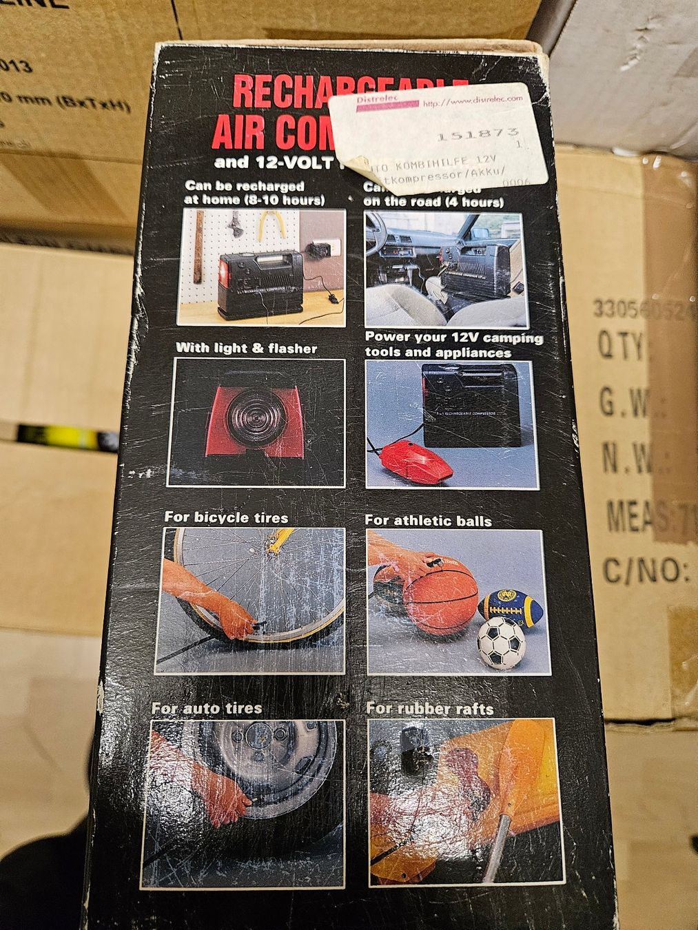 Compressori: Air Compressor COIDO No.3328 5in1 12-Volt Power Source250PSI – Usato da Kloten venduto da Euroasia 4