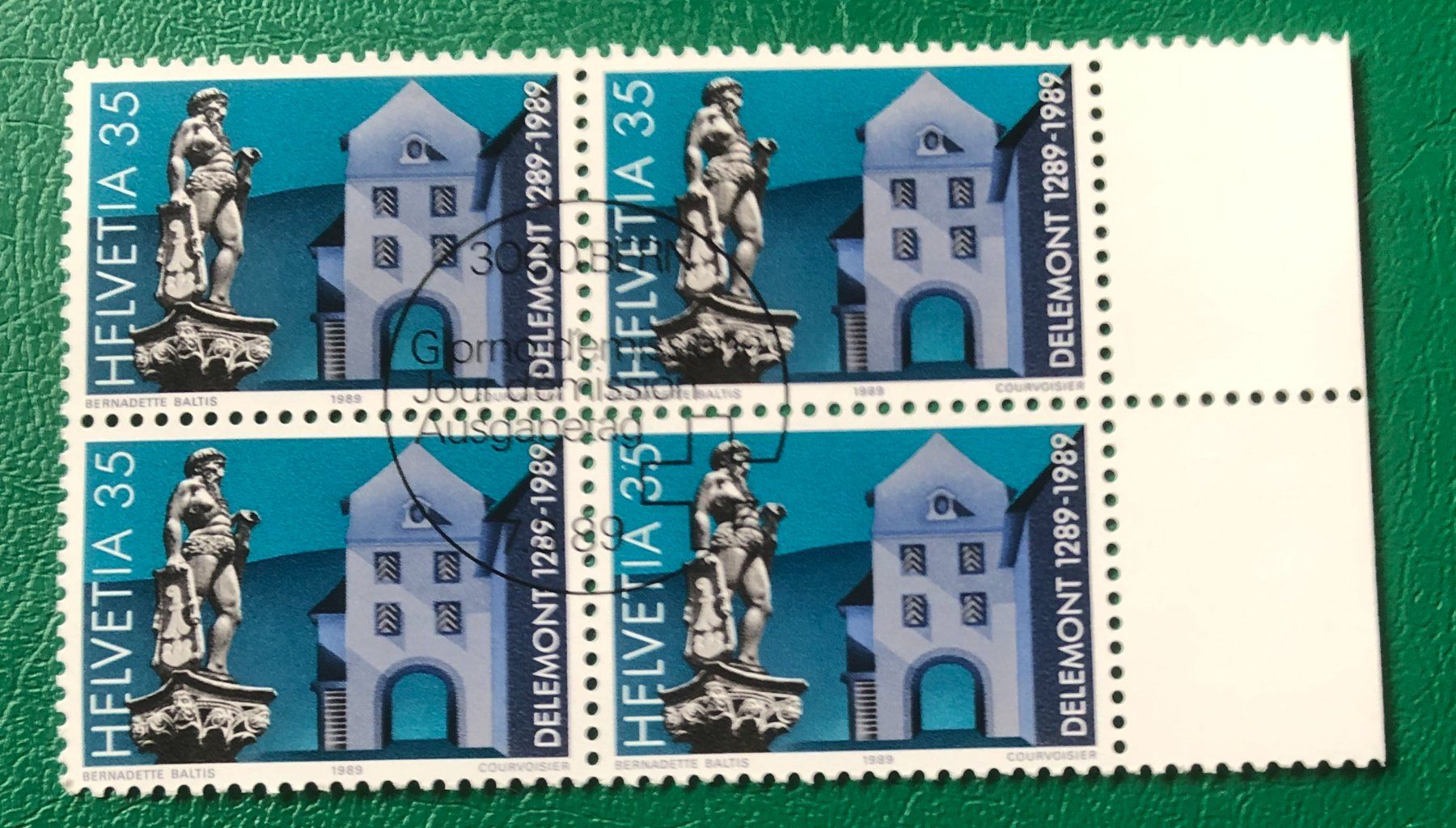 Tous les timbres: 4 er Block Nr. 771 mit ETStempel Bern    – D'occasion à Aarau par Billa007