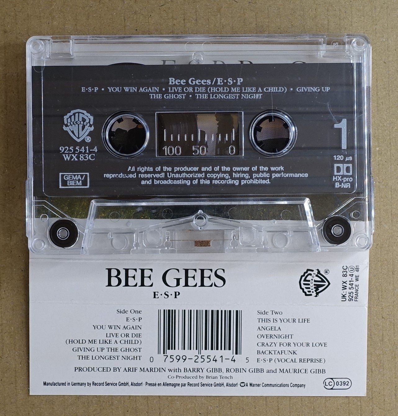 Kompaktkassetten: Bee Gees – E·S·P – Gebraucht aus Sessa von discoverymedia 1