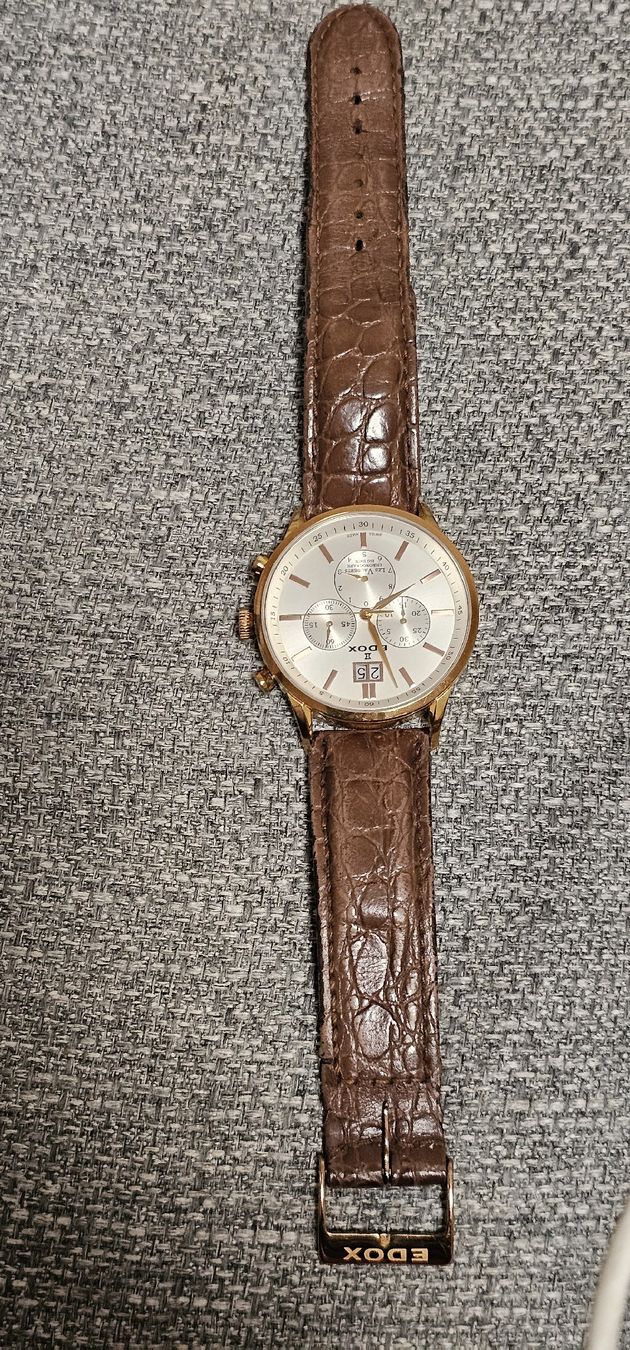 Edox Orologi: Edox Les Vauberts Big Date Chronograph – Usato da Genève venduto da Fresko01 3