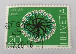 Nr. 636 GESTEMPELT St.Gallen 1980  