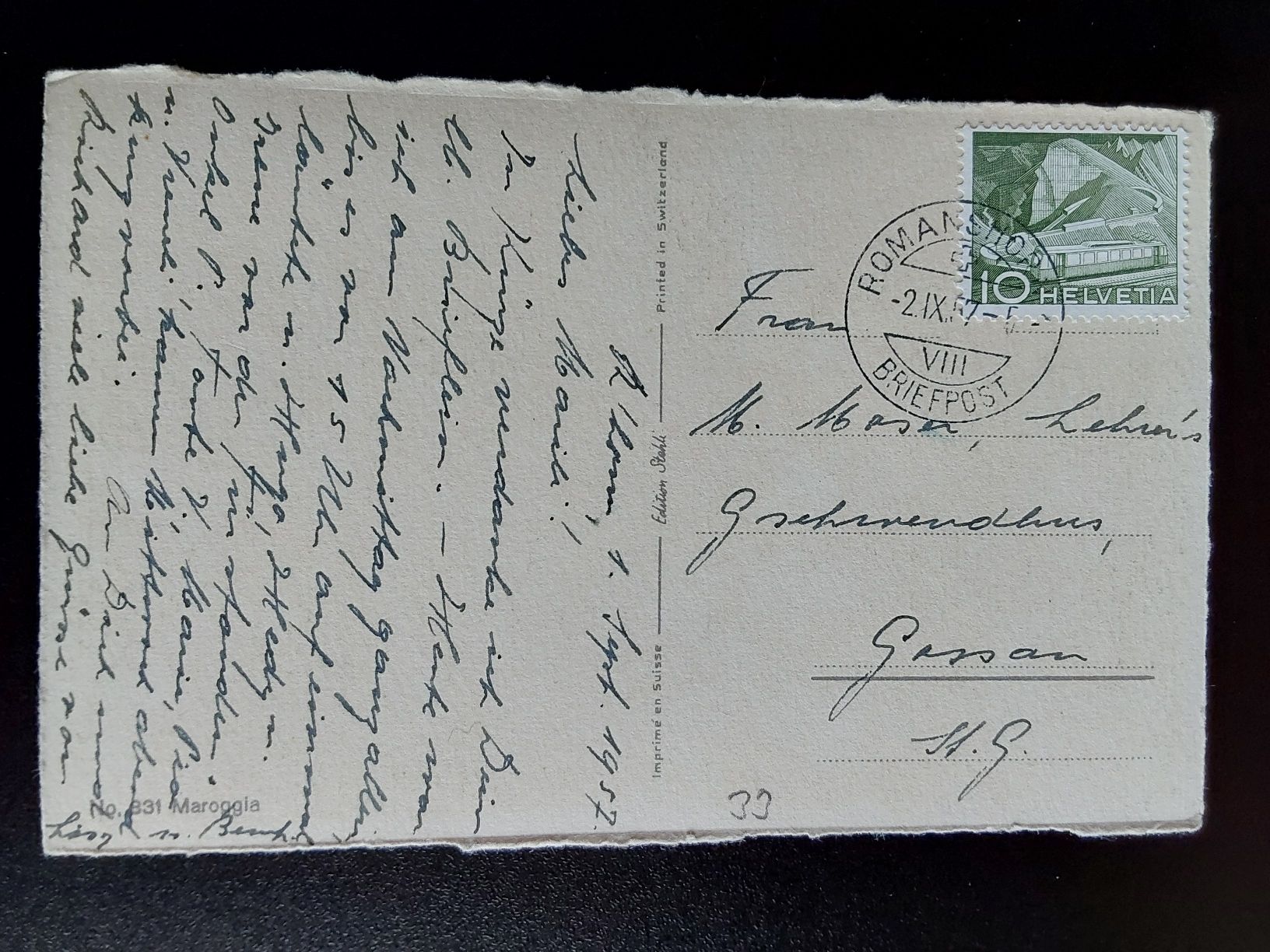 Ansichtskarten: Paul Kömme  Ansichtskarte. – Gebraucht aus Steinach von Chilli1957 4