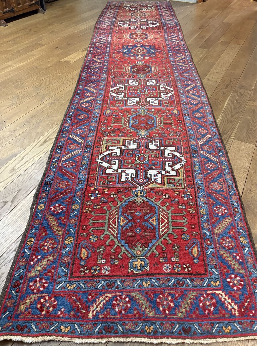 Tappeti: Antiker Heriz Läufer Perserteppich - Extrem Selten – Usato da Bennau venduto da Mayer_Carpets 8
