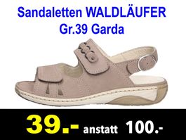 🔴 Sandaletten WALDLÄUFER Gr.39 Garda /053C