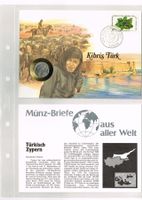 Türkisch Zypern 1983_Münzbriefe aus aller Welt
