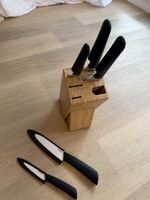 IKEA Kitchen Knives Set with Block Used
