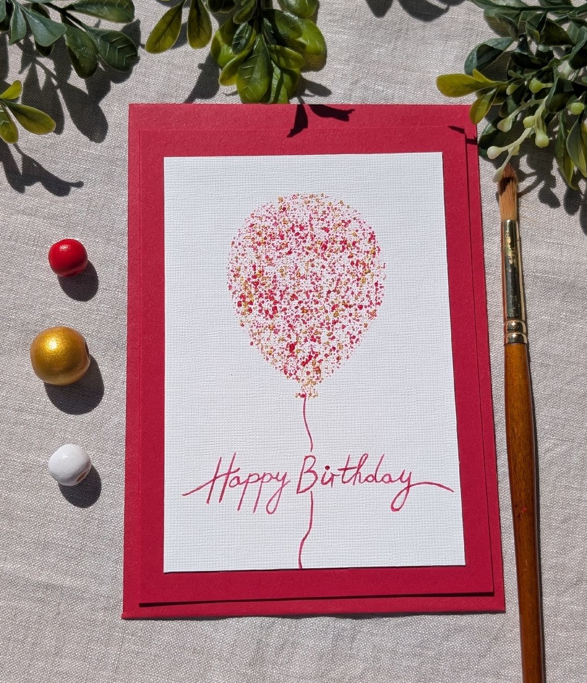 Cartoline: Hand Painted Birthday Cards – Nuovo e nell'imballaggio originale da Winterthur venduto da LaVieColor 1