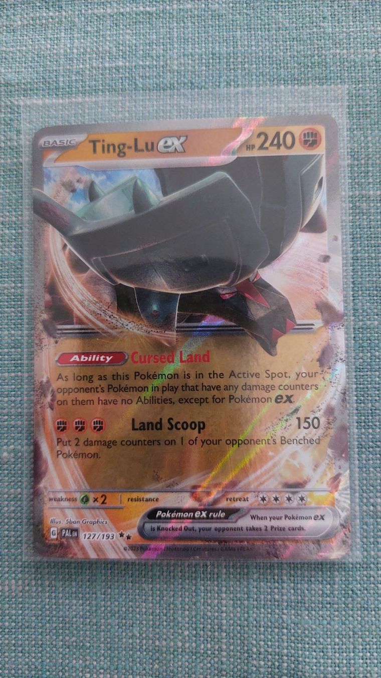 Pokémon Carte collezionabili: Ting-lu ex Paldea Evolved – Nuovo (secondo la descrizione) da Bellinzona venduto da Pagur