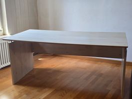 Bürotisch beige Holzoptik gebraucht