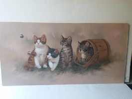 Busdee "Katzen" Gemälde